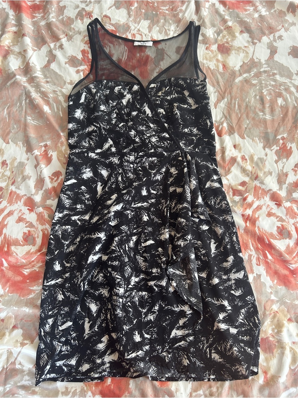 Mesh Wrap Dress